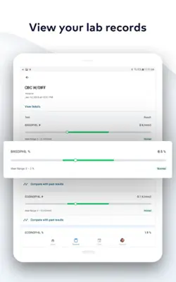 MyHealthONE android App screenshot 2